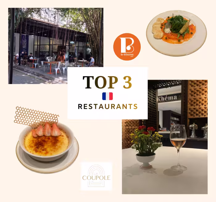 Top 3 French restaurants Phnom Penh dishes and settings best value