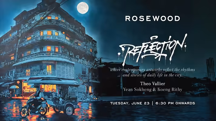 A three-artist exhibition featuring French artist Théo Vallier and Cambodian artists Yean Sokheng and Koeng Rithy.